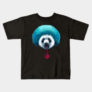 PANDA AFRO Kids T-Shirt